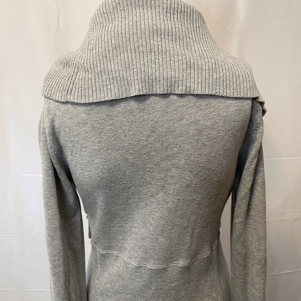 Athleta Gray Cowl Neck Long Sleeve Dress Gray Women’s Medium - Picture 6 of 9